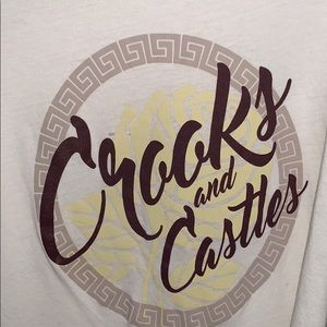 Crooks & castles xs white t-shirt.
